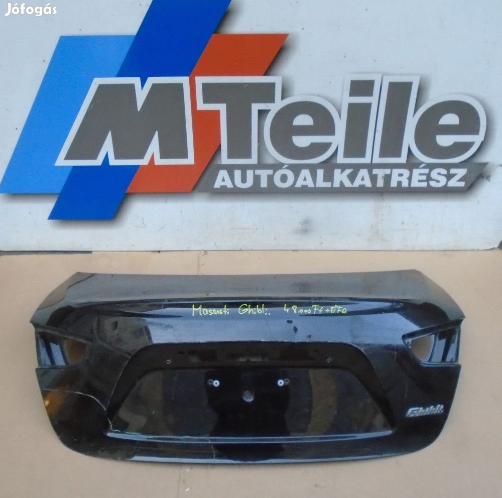 [GYÁRI BONTOTT] MASERATI - GHIBLI - CSOMAGTÉRAJTÓ , KARCOS, KISEBB SÉ
